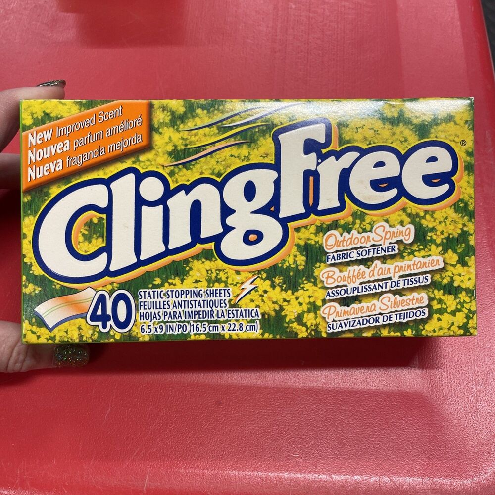 ClingFree Cling Free Static Stopping Sheets 40 Outdoor Spring Vintage